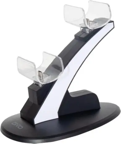 kesoto Estação de Carregamento Rápido Carregador Dock Dual para PS5 - Preto