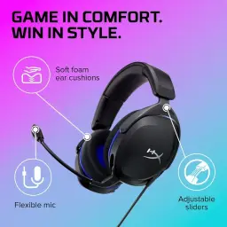 HyperX Cloud Stinger 2 Core – Fone de ouvido para jogos para PlayStation — imagem 4