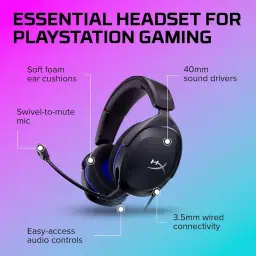 HyperX Cloud Stinger 2 Core – Fone de ouvido para jogos para PlayStation — imagem 5