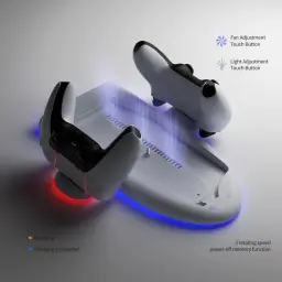 Base Cooler Ventoinha Suporte Compatível com Console PS5 Slim Carregador — imagem 2