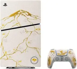 Pack do console PlayStation®5 – Edição Limitada Ouro - Ghost of Yōtei — imagem 3