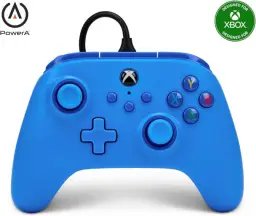 Controle com fio - Power A - para XBOX Série X | S - Azul — imagem 1
