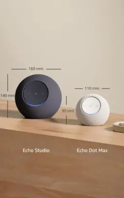 Amazon Echo Studio (Geração mais recente) - Design compacto — imagem 7