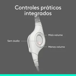 Headset com fio USB Logitech H390 com Almofadas Confortáveis — imagem 4