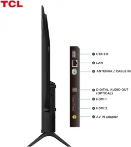 Smart TV TCL 32 Polegadas HD QLED S5K WiFi Bluetooth Google TV 2 HDMI HDR10 — imagem 4