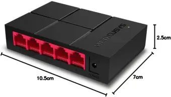 MERCUSYS MS105G - Switch Gigabit RJ45 de 5 portas — imagem 2