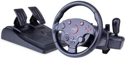 Volante & Pedal Force Driving PS4/PS3/PC/XBOXONE/XBOX360 Preto Dazz — imagem 1