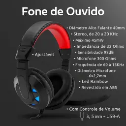Combo GAMER 4 em 1 MTS, Nightmare - Mouse 4D 3600 Dpi - Teclado RGB LED Rainbow — imagem 3