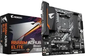 Placa Mãe Gigabyte B550M AORUS ELITE (AM4/DDR4/HDMI/M.2(PCIe,NVMe — imagem 1