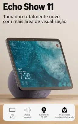 Amazon Echo Show 11 - Smart display Full HD de 11" redesenhado com mais área de — imagem 1