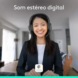 Headset com fio USB Logitech H390 com Almofadas Confortáveis — imagem 4