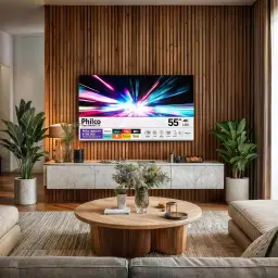 Smart TV 55" Philco 4K UHD LED Roku TV Dolby Audio P55CRA — imagem 5