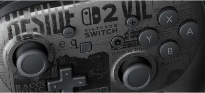 Nintendo Switch 2 Pro Controller Resident Evil Requiem Edition — imagem 6