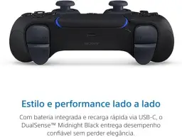 Controle sem fio DualSense Midnight Black — imagem 7
