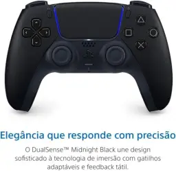 Controle sem fio DualSense Midnight Black — imagem 2