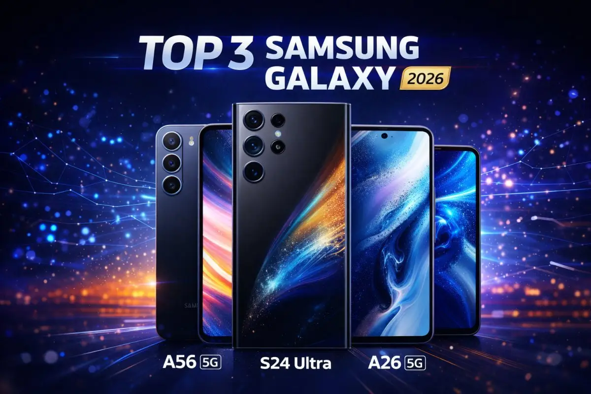 Top 3 Samsung Galaxy para Junho 2026: Guia de Melhores Smartphones