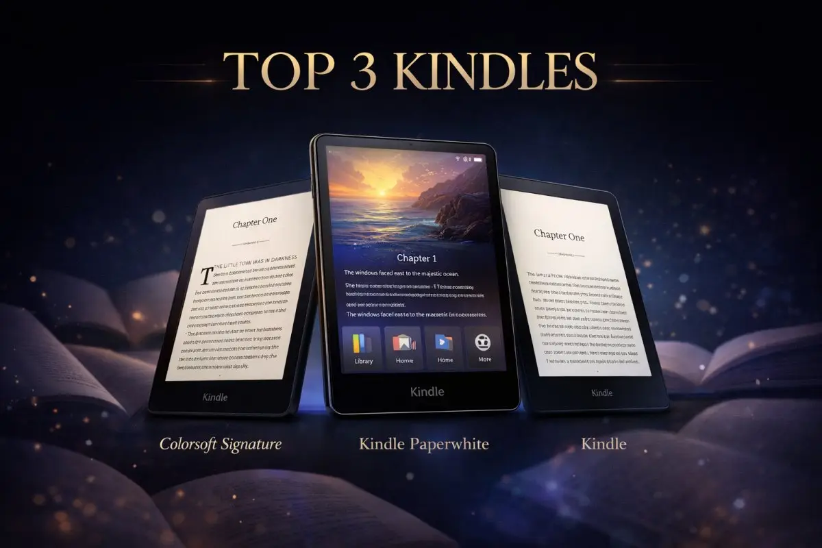 Kindles 2026: Top 3 e-Readers para Maio