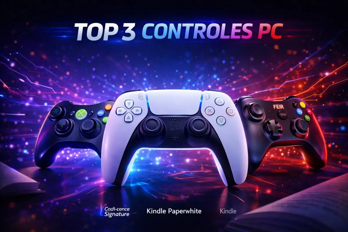 Top 3 Controles para PC em 2026: Qual o Melhor para Você?