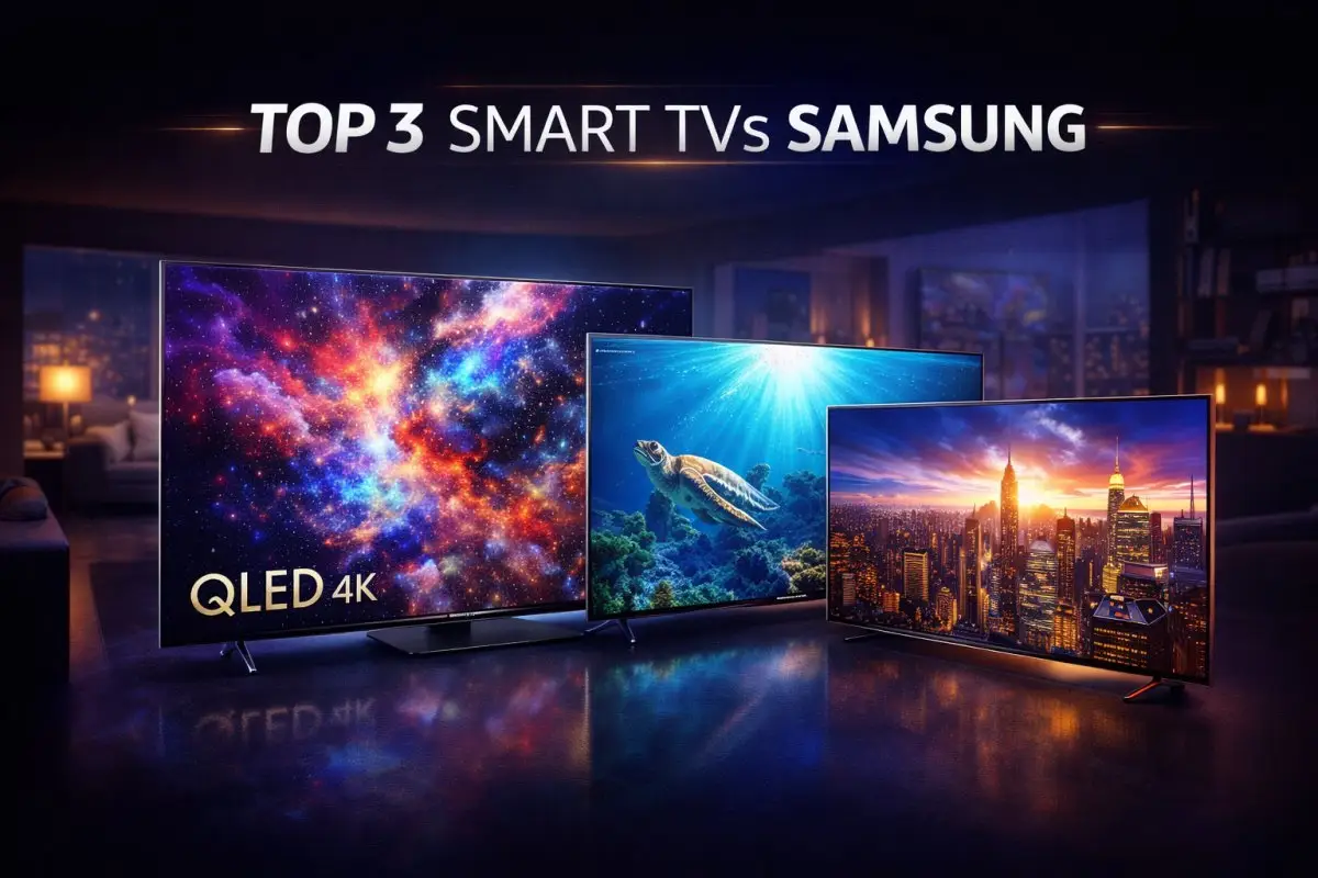 Top 3 Smart TVs Samsung para Comprar em Maio de 2026