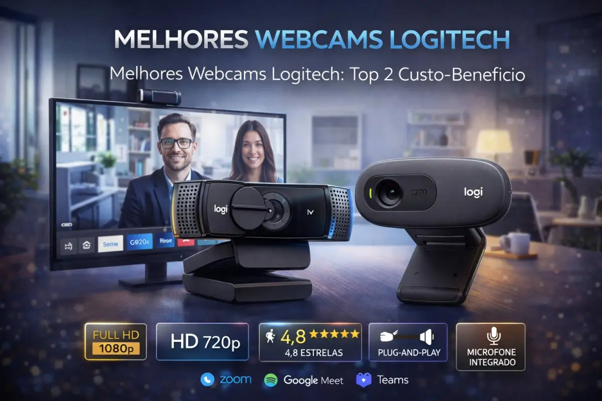 Webcam Logitech C920s vs C270: Qual a melhor para você?