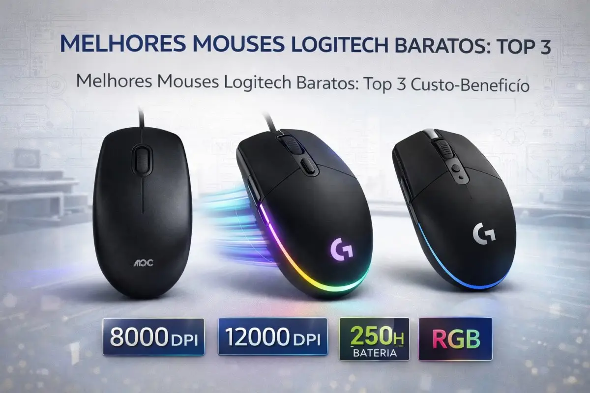 Qual mouse Logitech escolher? M90, M170 ou M330 para o dia a dia