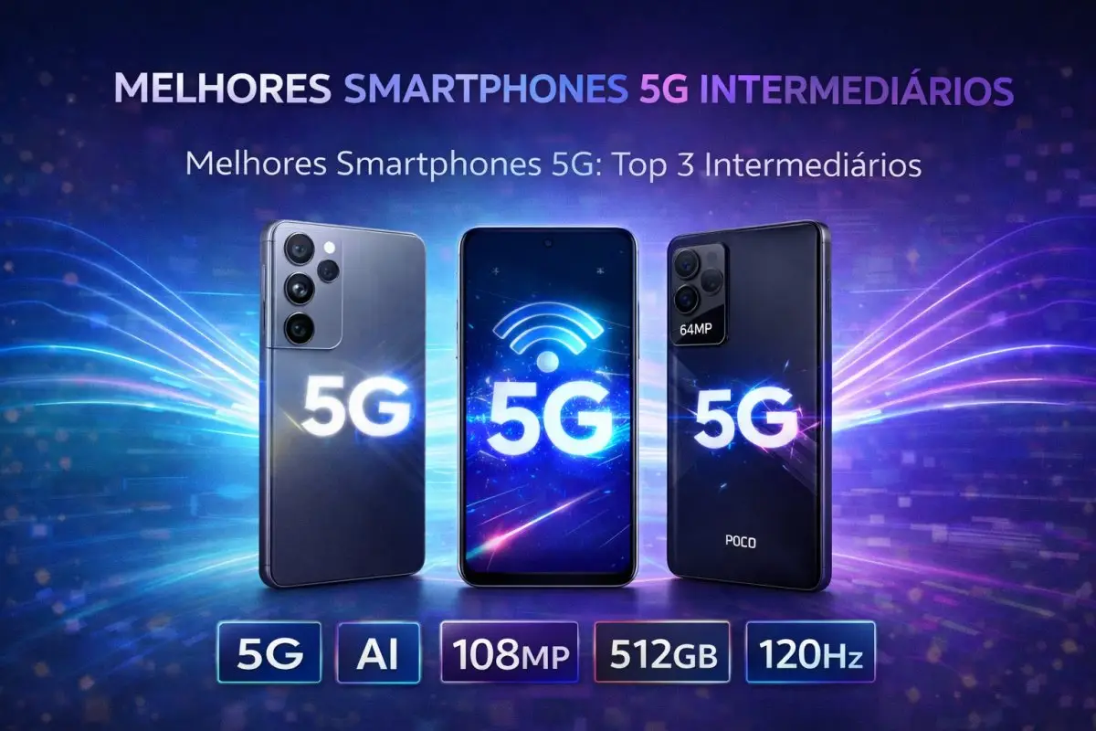 Galaxy A56 vs Redmi Note 14 vs Poco X7: Qual o melhor smartphone 5G?