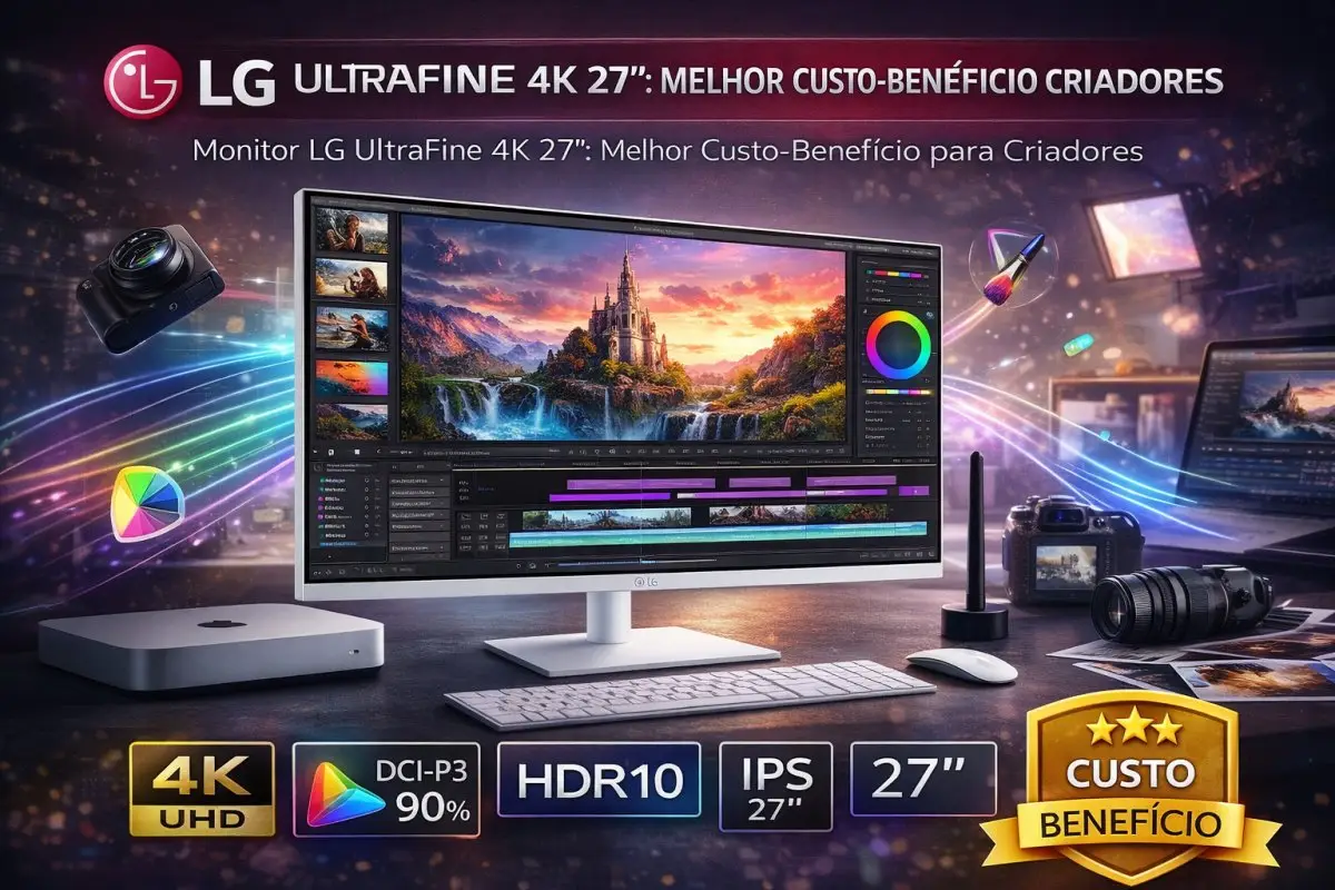 Dia dos Namorados 2026: Monitor LG UltraFine 4K para casais criativos?
