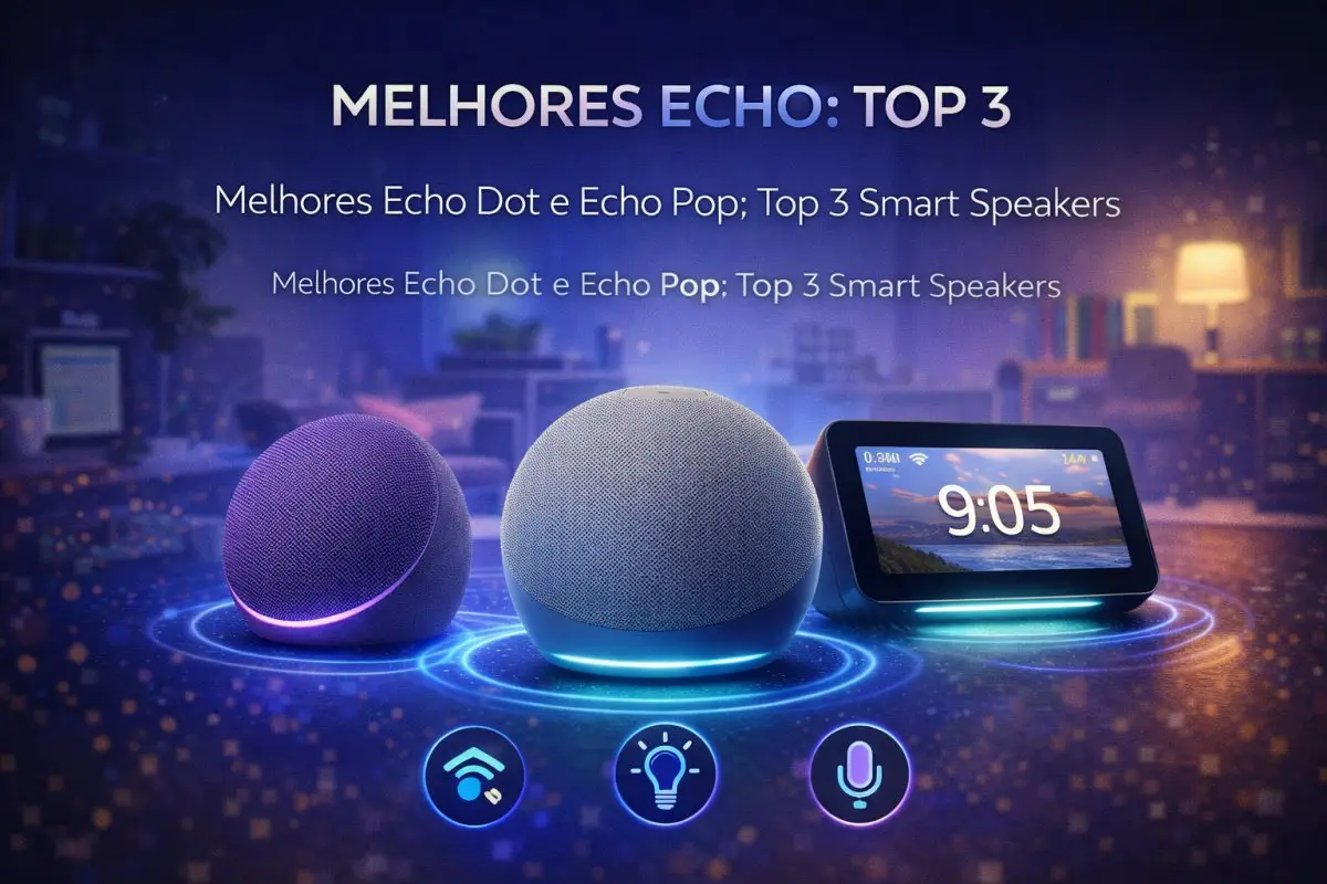 Review Echo Dot, Pop e Show 5: Melhores Smart Speakers Amazon em Abril 2026
