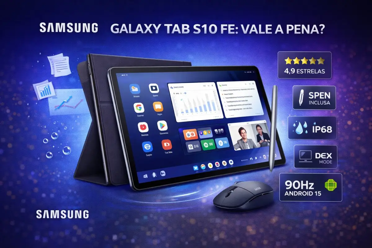 Samsung Galaxy Tab S10 FE em Abril 2026: Review Completo e Otimizado