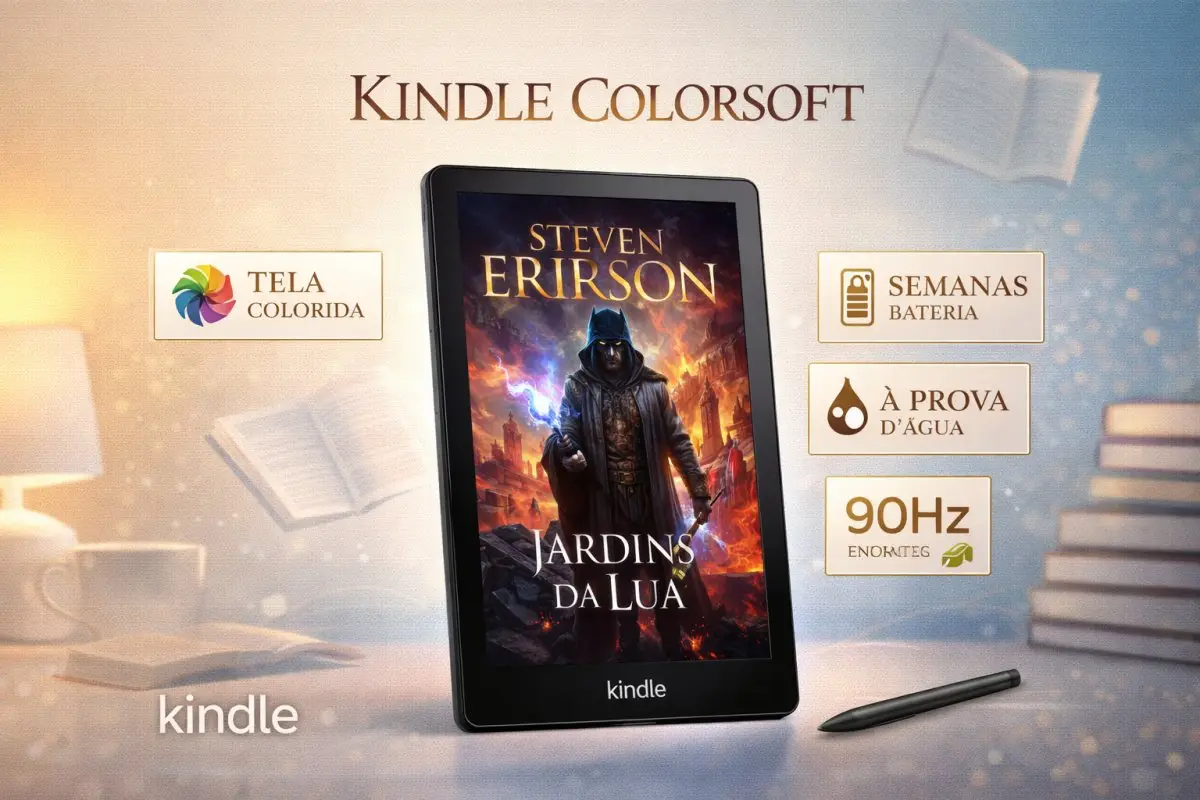 Kindle Colorsoft: Review Especial de Abril 2026 do E-Reader com Tela Colorida