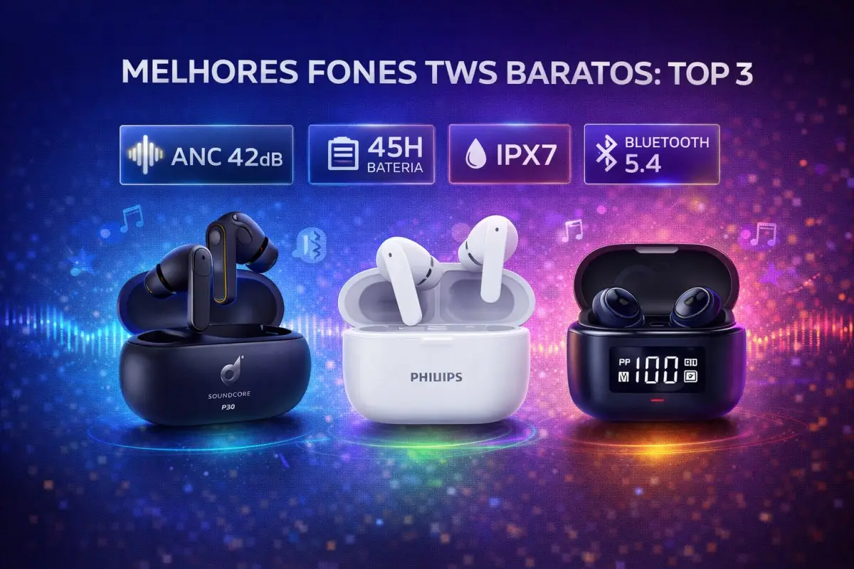 soundcore P30i vs Philips vs POTIPO: Qual fone TWS escolher?