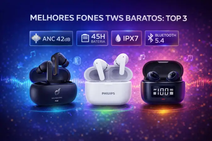 soundcore P30i vs Philips vs POTIPO: Qual fone TWS escolher?