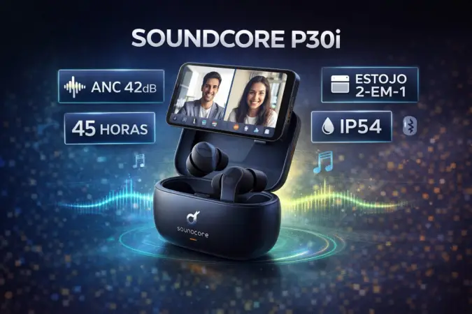 soundcore P30i Anker: fone Bluetooth com cancelamento de ruído vale a pena?