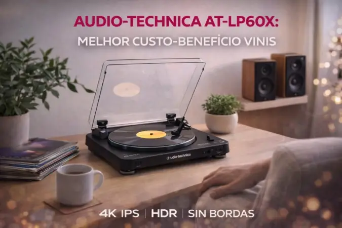 Audio-Technica AT-LP60X: toca-discos de vinil com o melhor custo-benefício