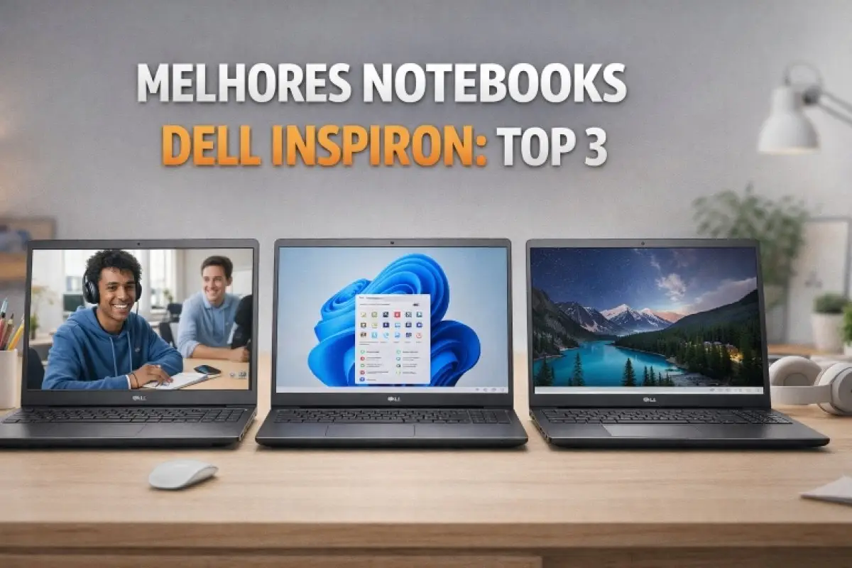 Top 3 Dell Inspiron em Abril 2026: Guia de Notebooks