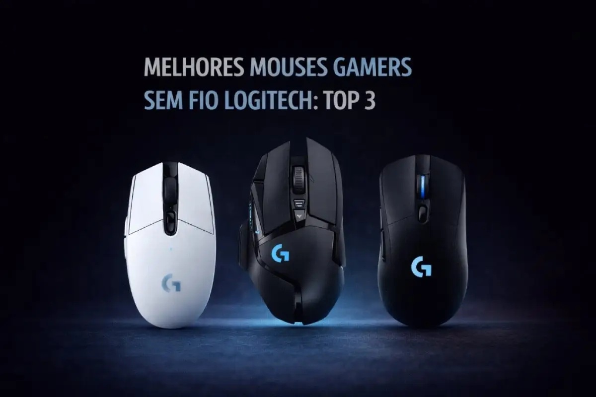 Qual mouse gamer sem fio Logitech escolher: G305, G502 ou G703?