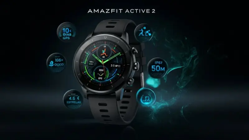 Amazfit Active 2: Review completo do smartwatch com GPS