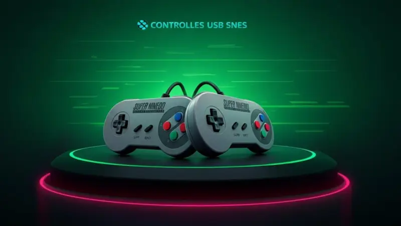 Controles USB Super NES SNES: vale a pena para jogos retrô?