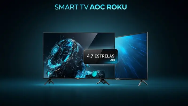 AOC Roku 43'' Full HD vs 32'' HD: Qual Smart TV escolher?