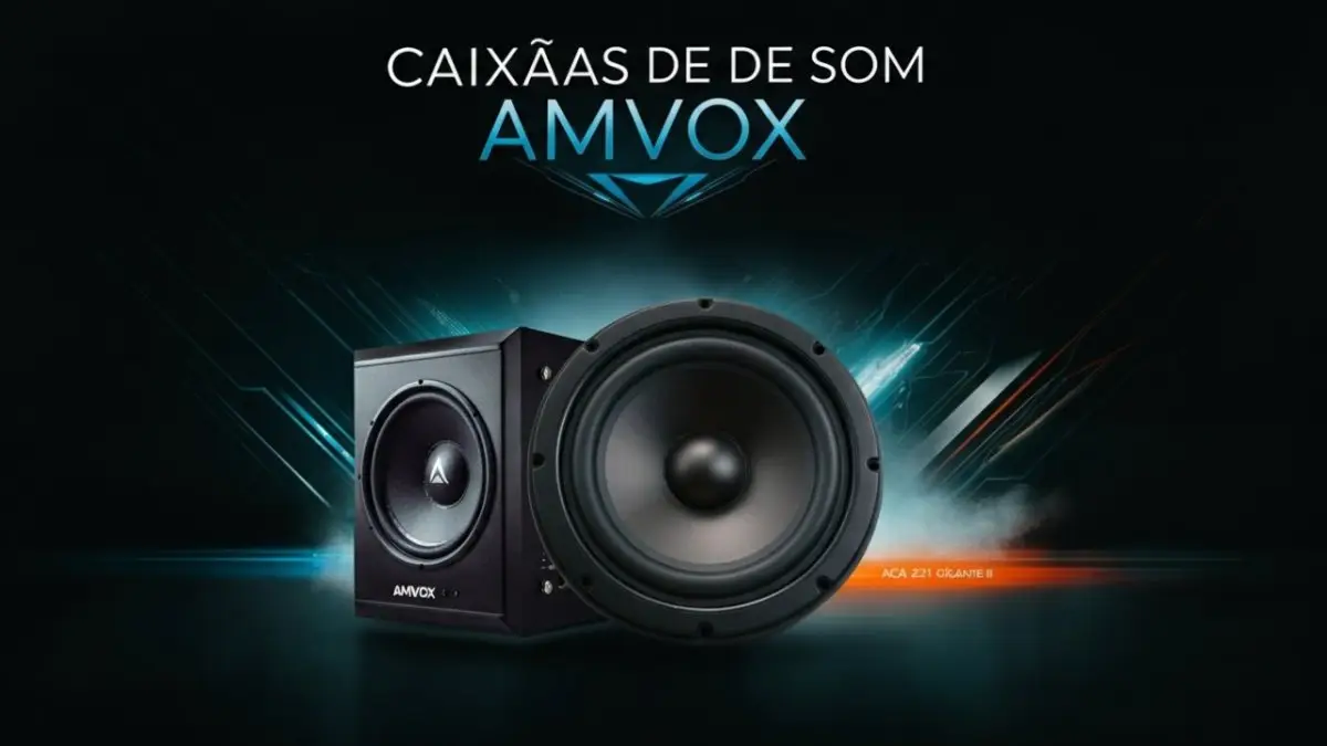 Amvox ACA 1000 vs ACA 221: qual a melhor caixa de som?