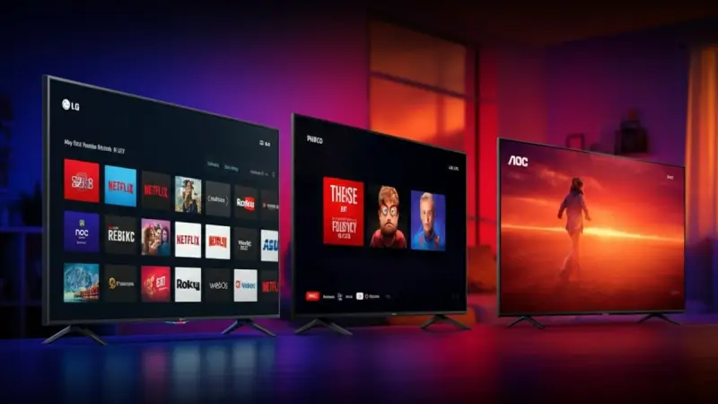 Smart TVs LG, Philco e AOC: compare e escolha a melhor opção