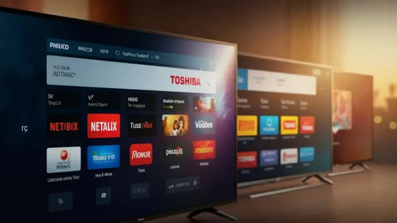 Smart TVs 32": Philco PTV32K34RKGB, Toshiba TB020M ou LG 32LQ621C?