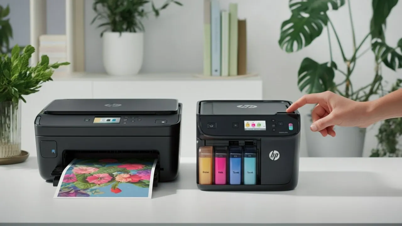 HP Deskjet 2874 vs Smart Tank 583: Qual a Melhor Impressora Tanque de Tinta?