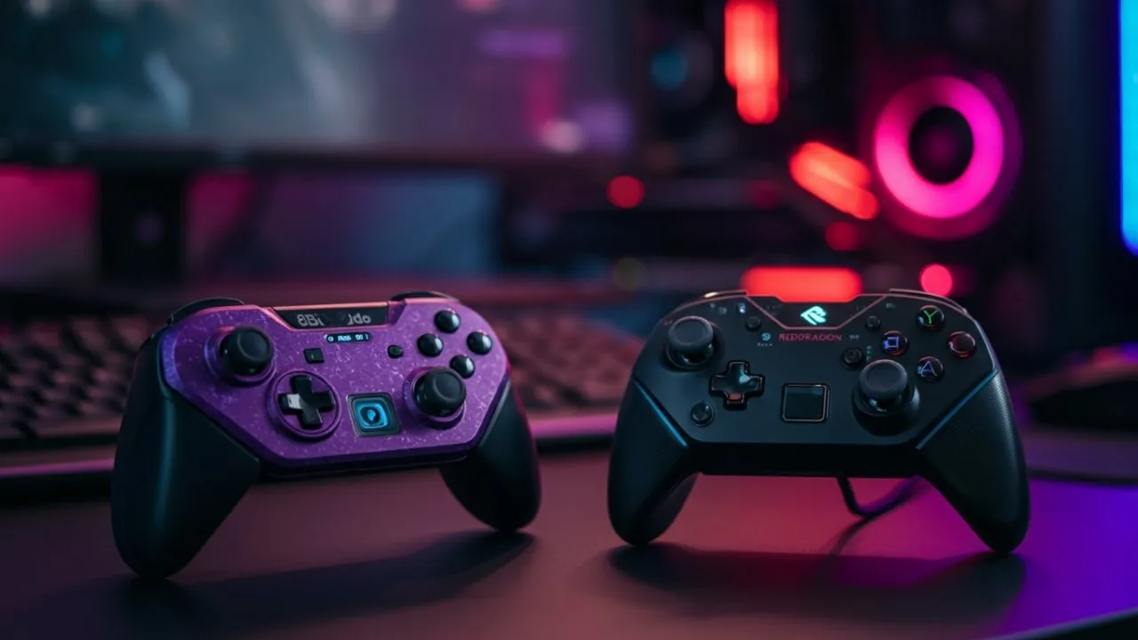 8BitDo Ultimate 2C vs Redragon: Qual o Melhor Controle para PC?