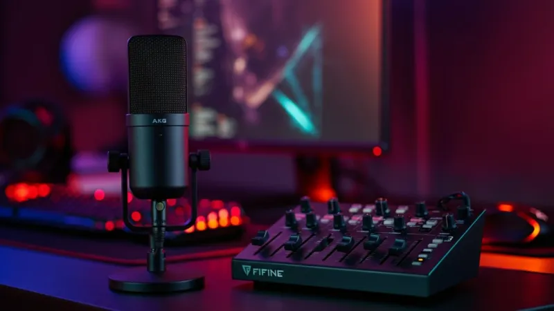 AKG Perception P3S ou FIFINE Mixer: Qual o Melhor?