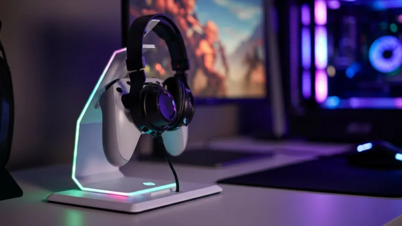 Suporte para Controle e Fone: Organização Essencial para Gamers?