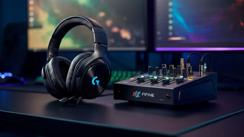 Logitech H390 vs. Mixer FIFINE: Qual a Melhor Opção de Áudio para PC?
